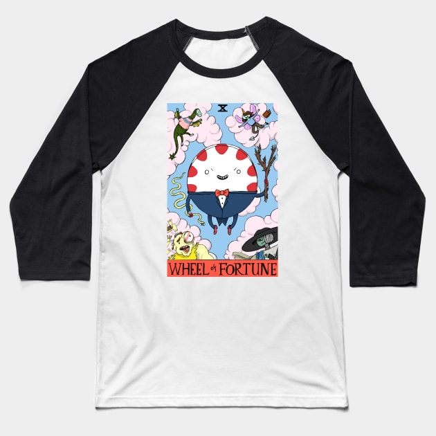 Peppermint Butler as the Wheel of Fortune Baseball T-Shirt by sadnettles